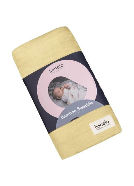 Пелюшка Bamboo Swaddle 120х120 см YELLOW LEMON (LO-Swaddle YELLOW LEMON) Lionelo (371635419)