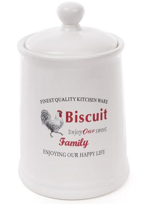Банка керамическая "Тоскана" Family BISCUIT 1.75л для хранения сыпучих продуктов Bona (372172211)