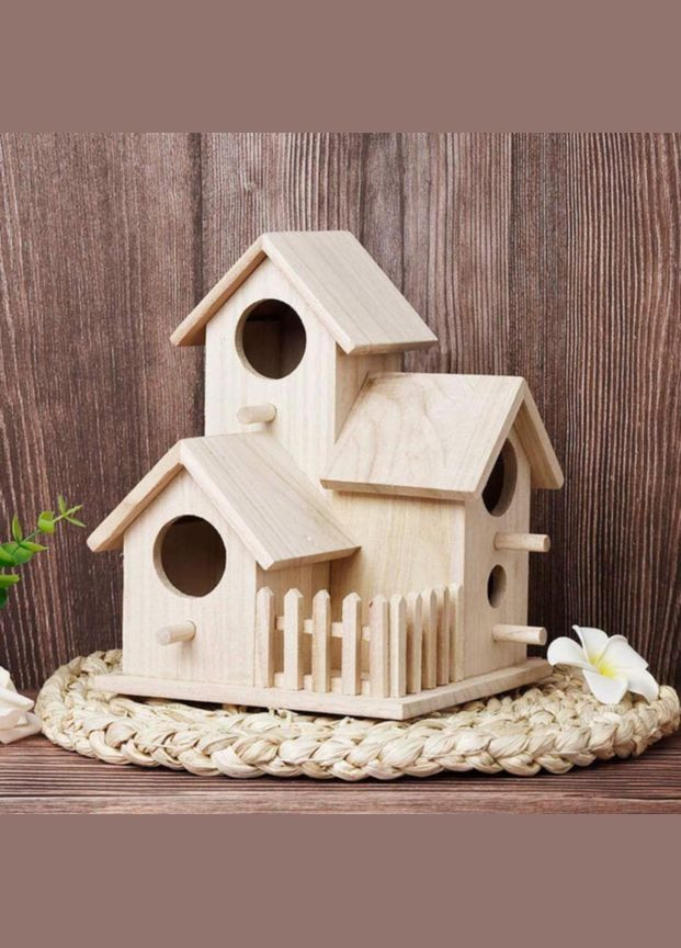 Скворечник садовый из дерева Горник бланже (СКВ-002701) No Brand (328605514)