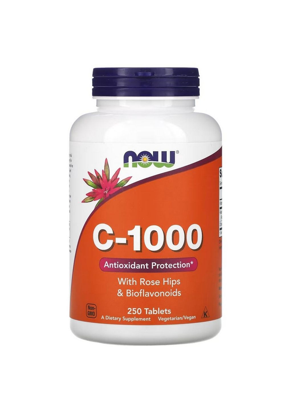 Вітаміни та мінерали Vitamin C-1000 with Rose Hips & Bioflavonoid, 250 таблеток Now (293341718)