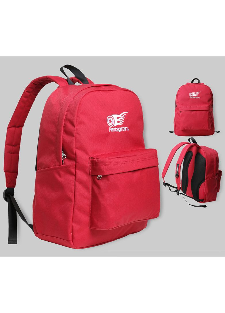 Городской рюкзак (PCA511A) 17л, Красный Pentagram (366391878)
