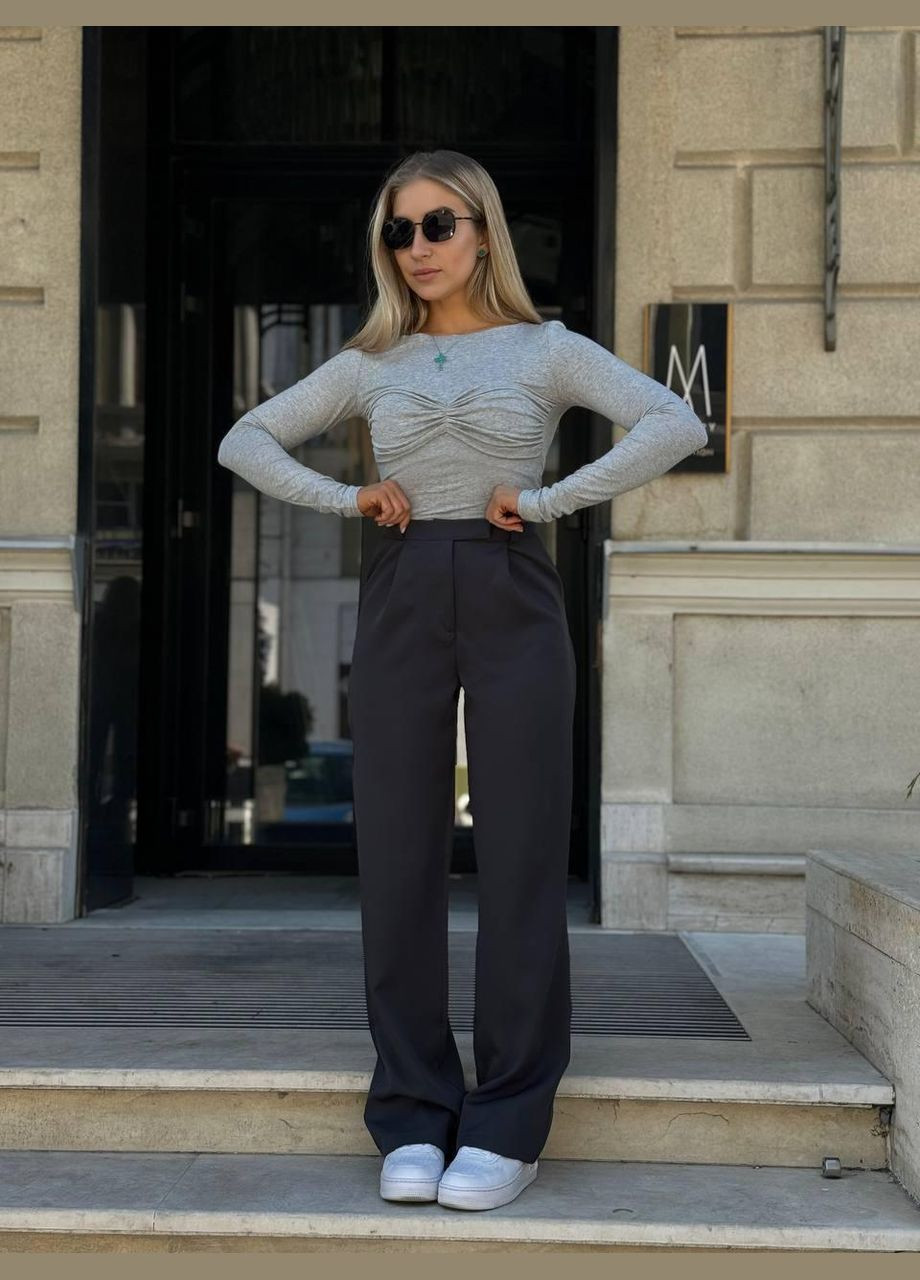 Брюки женские - классические, костюмная ткань, средняя талия JUGO Hype brand № 084 (303263748)