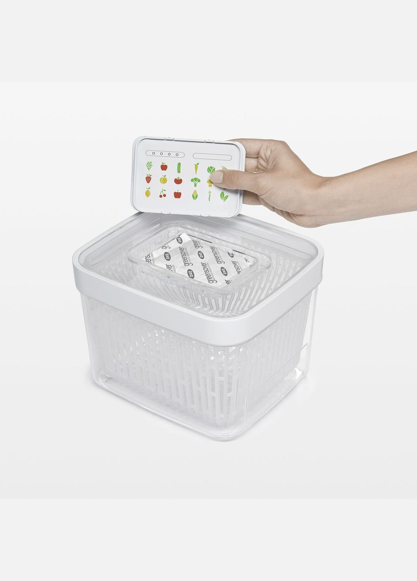 Контейнер для зберігання з клапаном FOOD STORAGE, 19х21х15 см, білий (11140000) OXO (299773244)