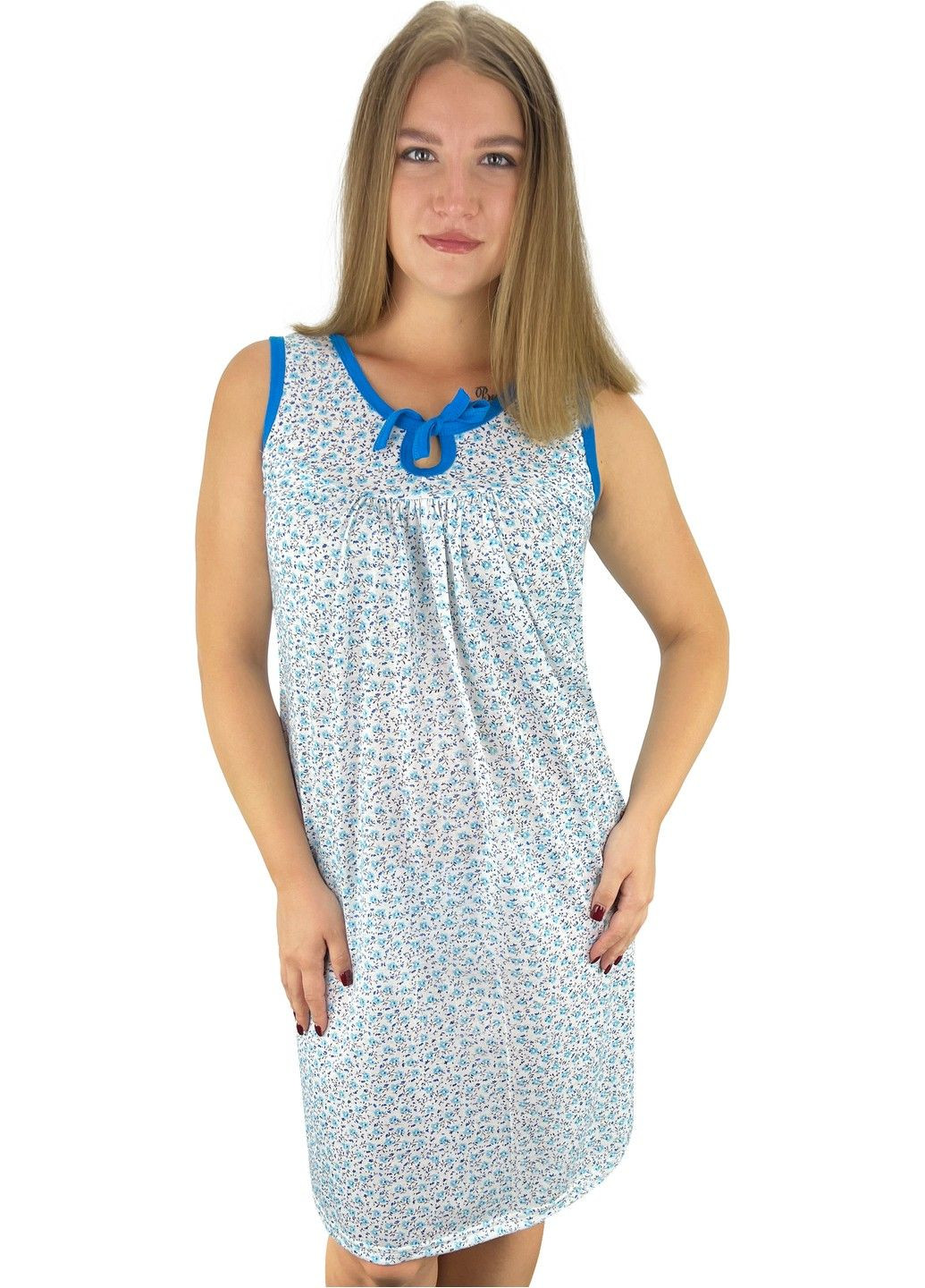 Ночная сорочка женская капля цветы Жемчужина стилей 4156 (303332952)