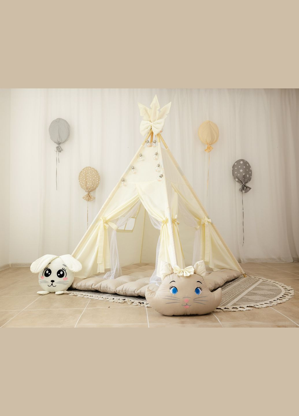 Вігвам дитячий преміум Молочна хмаринка Бон Бон No Brand (334001053)