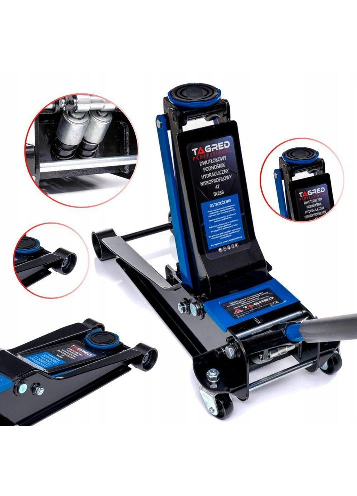 Двопоршневий низькопрофільний домкрат TA288 Tagred (356508930)