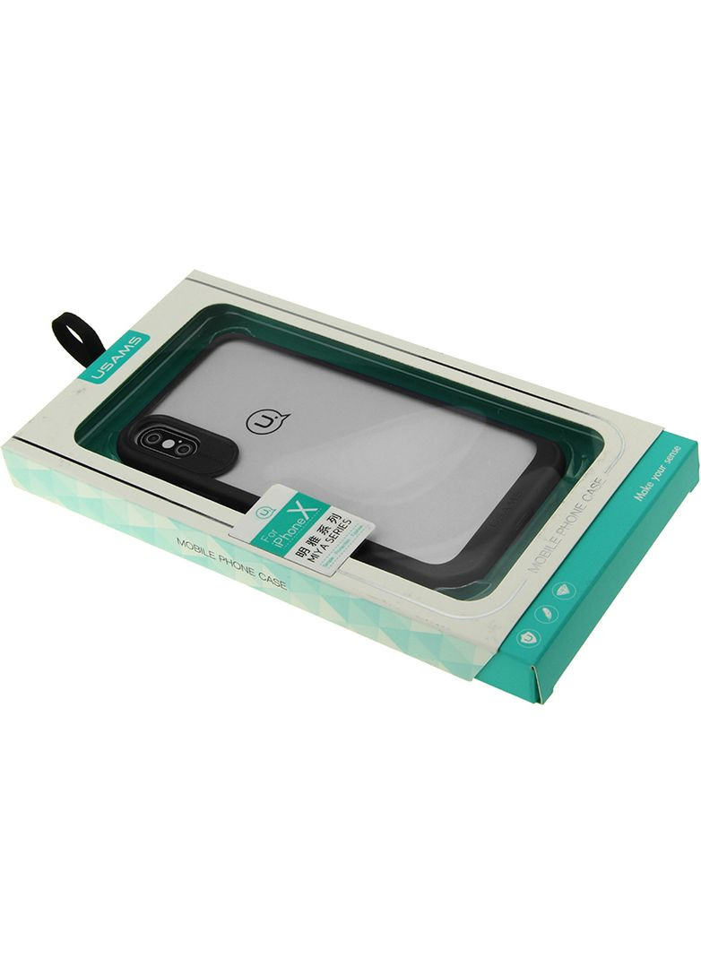 Чехолнакладка Miya Series Apple iPhone X Black USAMS (301781259)