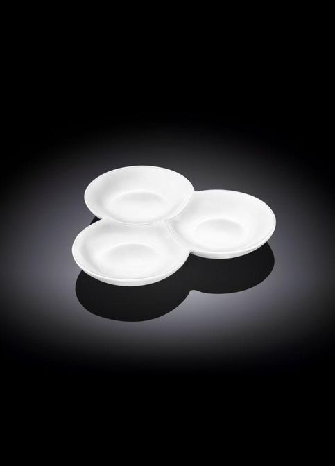 Менажниця порцелянова потрійна 18 см (WL-992614) Wilmax (334010055)