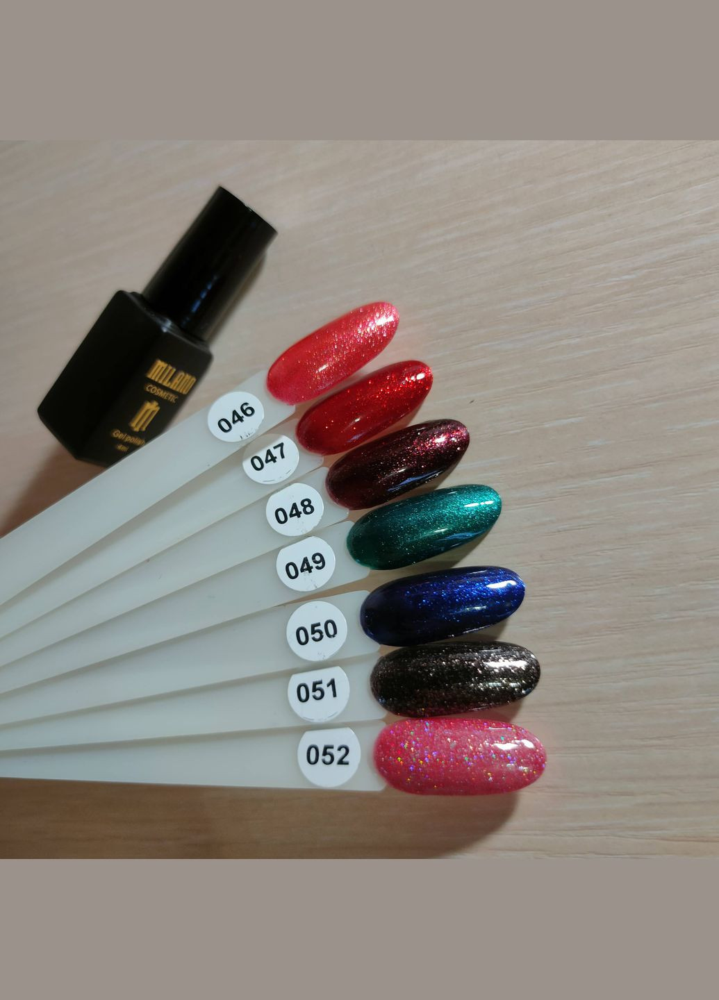 Гель лак для нігтів синій №050 Milano 4 мл (316702533)