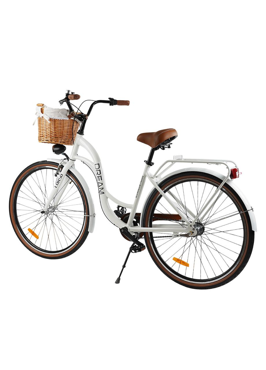 Велосипед городской 28" Dream DM-287, оборудование Shimano Nexus-3, 3 скорости, алюминиевая рама. White (168033) Corso (340911868)