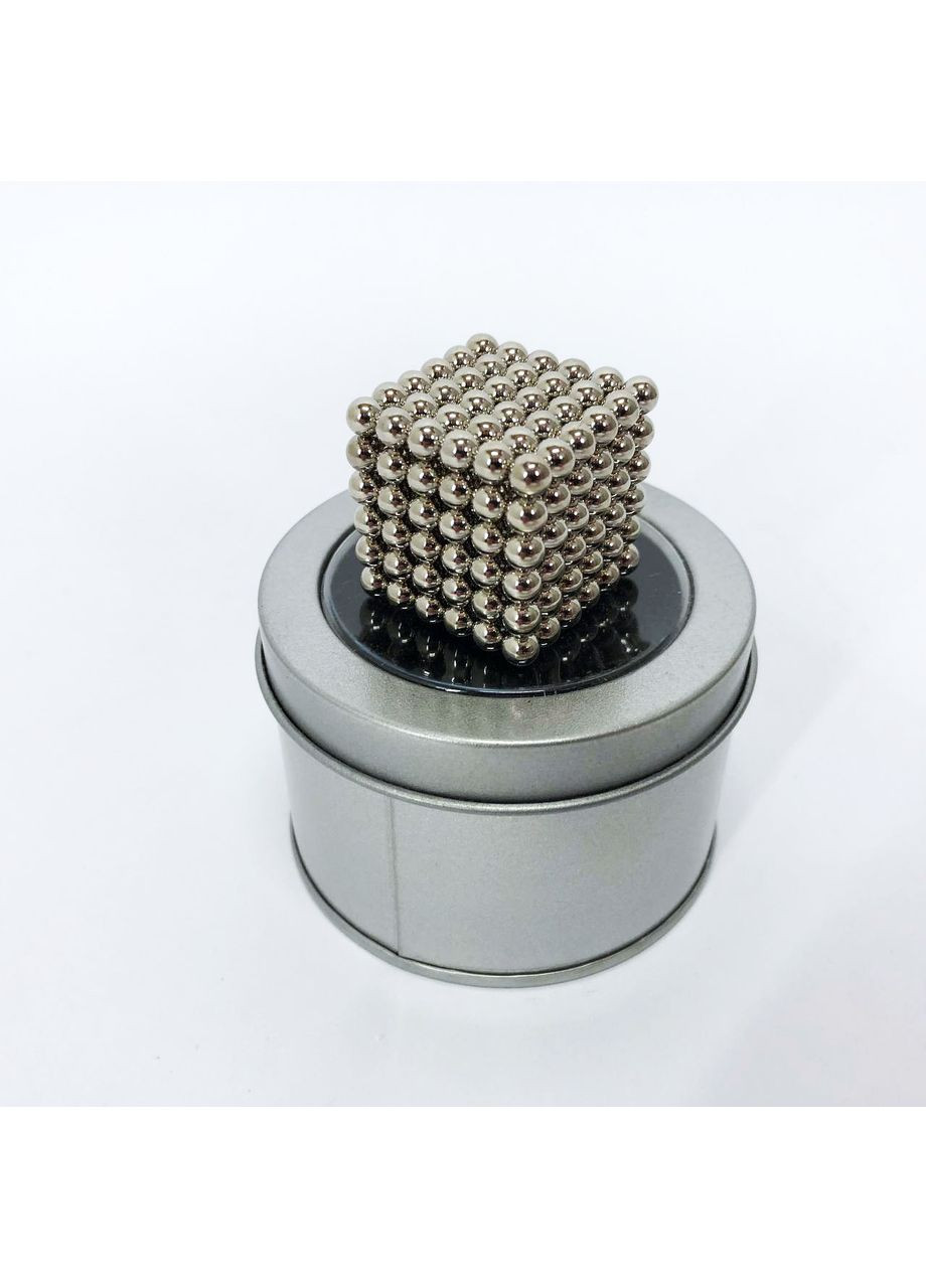 Магнитный конструктор-головоломка Нео Серебристый, Магнитный IG-778 куб 5мм Neocube (351486178)