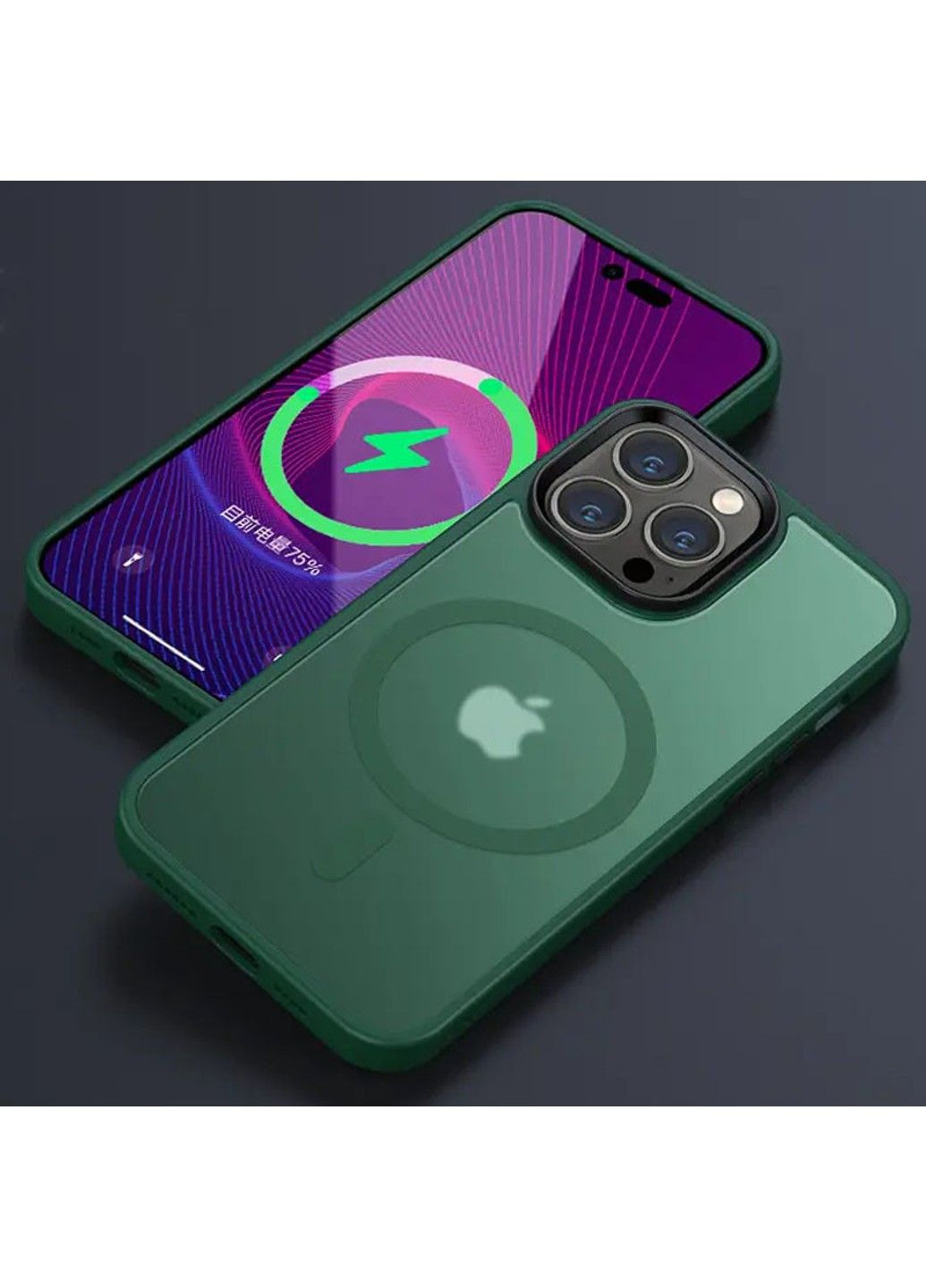 TPU+PC чохол Metal Buttons with MagSafe Colorful для Apple iPhone 15 Pro (6.1") Epik (291881235)