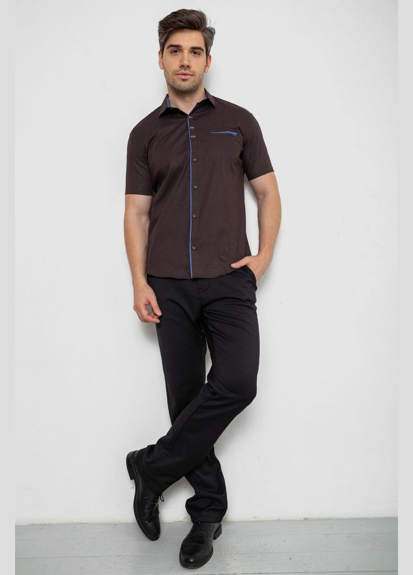 Сорочка чоловіча з принтом, колір синій, 214R7016 Ager (341309021)