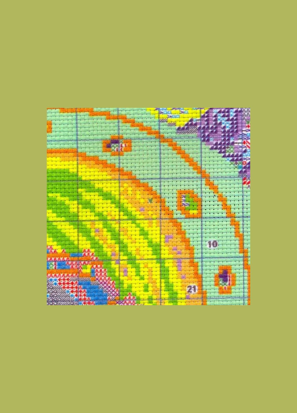 Набір для вишивання за нанесеною на канву схемою "Religious figure 9". AIDA 14CT printed, 41*53 см Joy Sunday (313613024)