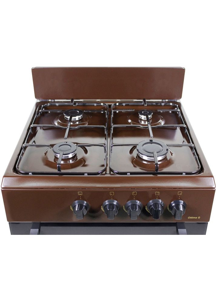 плита газовая ottima-g brown (газконтроль) Artel