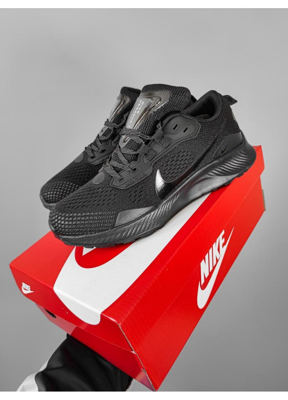 Черные демисезонные кроссовки мужские nike pegasus trail 3 black v3 найк пегасус треил No Brand
