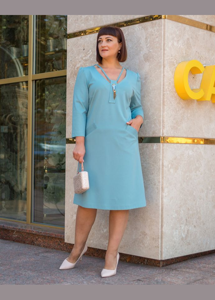 Блакитна плаття 14479-2 Alenka Plus
