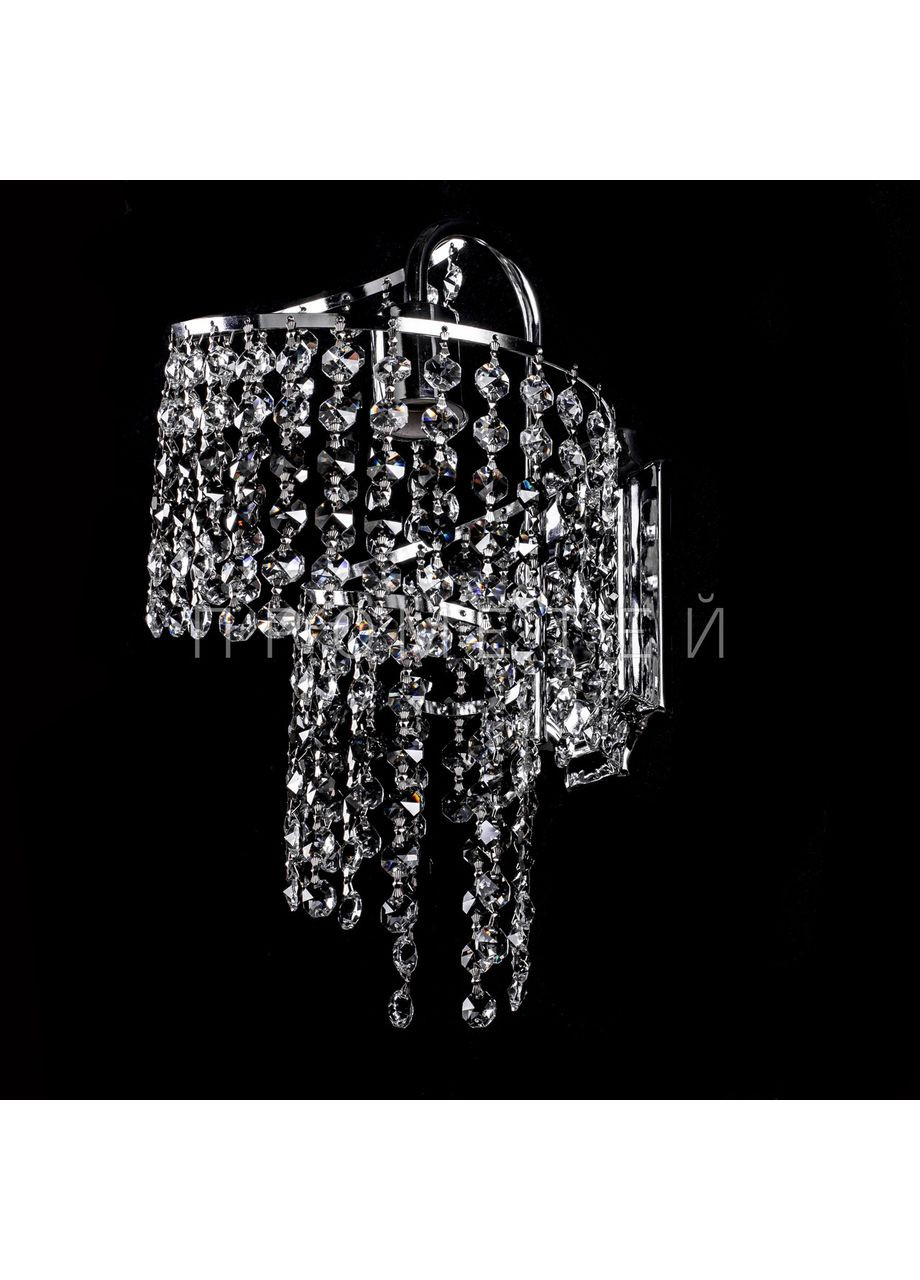 Кришталева бра на 1 лампочку (хром) E0776/1w/CH No Brand (354229745)