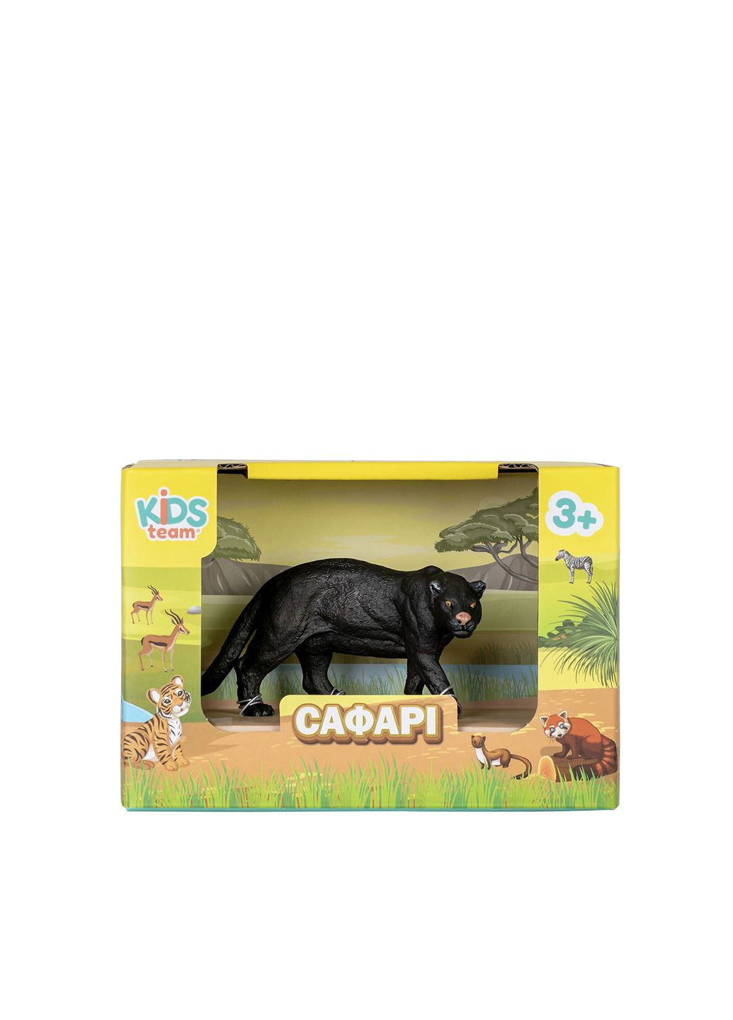Іграшка фігурка тварини "Сафарі" Пантера колір різнокольоровий CB-00268120 Kids Team (319068769)