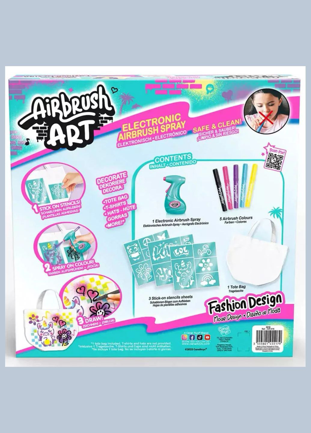 Набір для творчості DIY Airbrush Дизайнер (AIR016) Canal Toys (331164125)