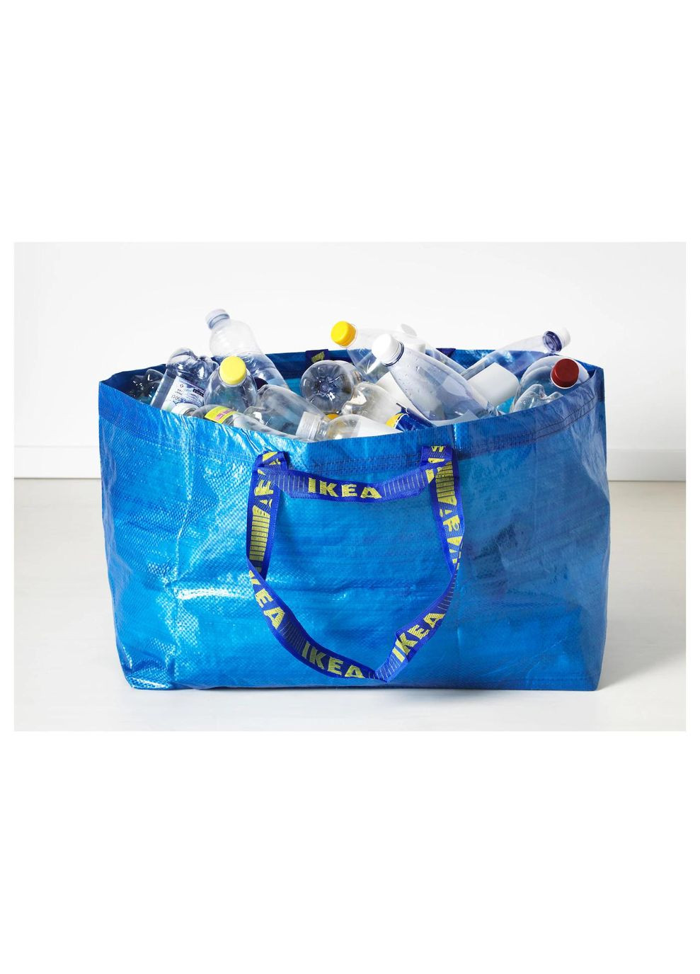 Велика сумка ІКЕА FRAKTA 55x37x35 см/71 л блакитний (17228340) IKEA (267899142)