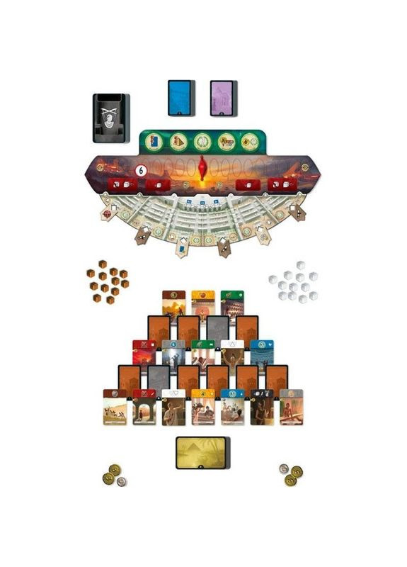 Настольная игра 7 Чудес Дуэль: Агора (7 Wonders Duel: Agora) (дополнение) (укр) ( ) Ігромаг 7dag-mu01 (370762384)