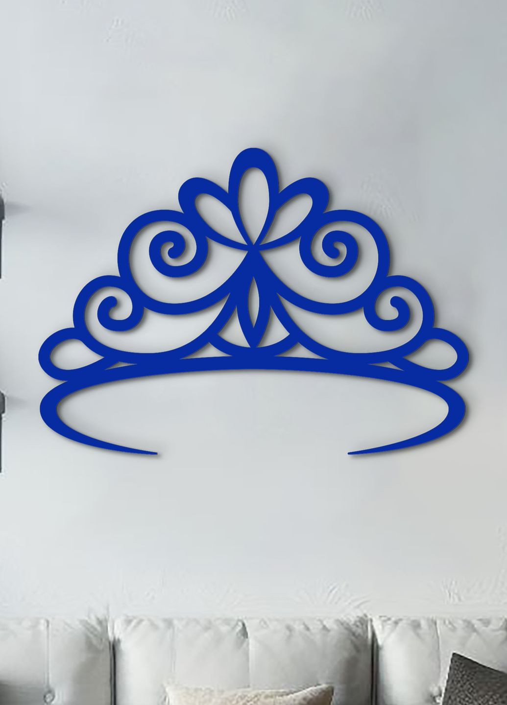 Картина лофт, настенный декор для дома "Корона принцессы", декоративное панно 80х55 см Woodyard (292012879)