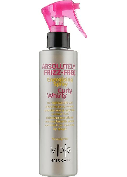 Спрей для волос - MDS Hair Care Absolutely Frizz-Free Curly Whirly Energising Spray 200ml (245485-89349) Mades Cosmetics (368617188)