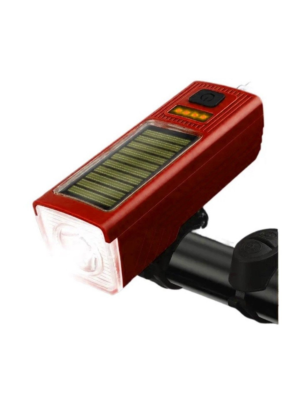 Фара передня FY-335 на кермо, червоний No Brand (359456143)