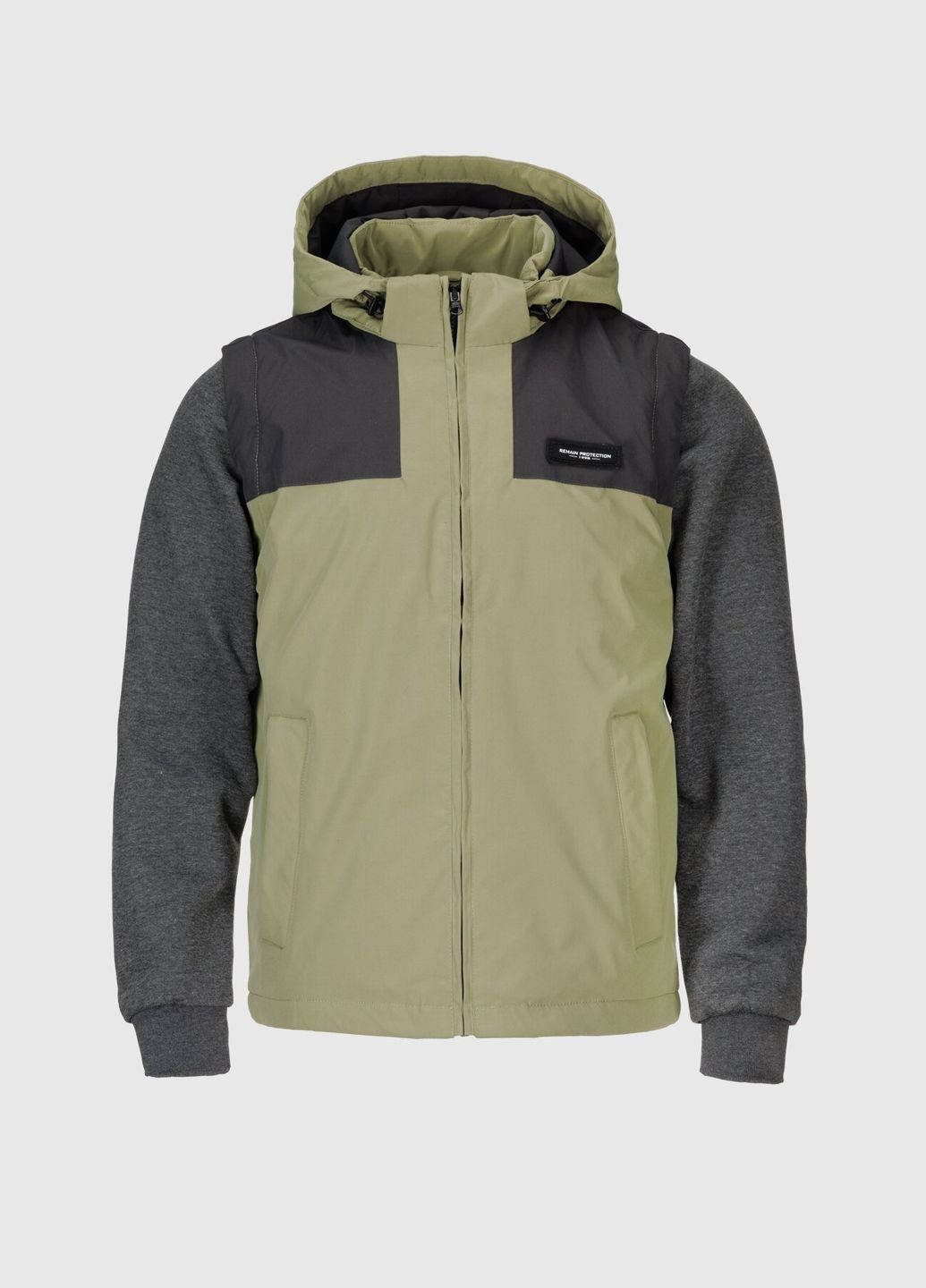 Оливковая демисезонная куртка мужская 3049 оливковый (2000990286949d) shop (2000990286949) Demos