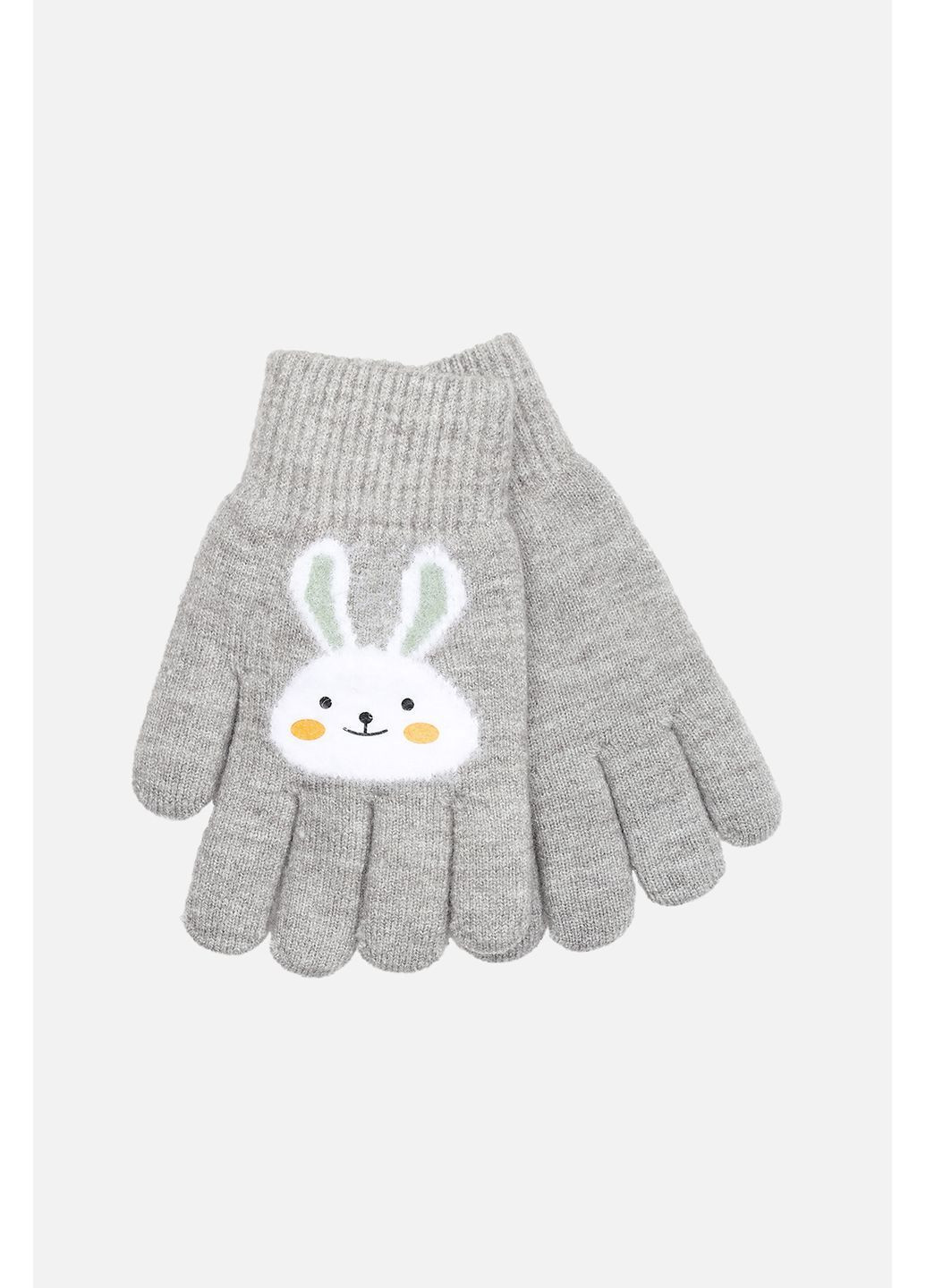 Перчатки для девочки цвет серый CB-00285000 Rubi (365795232)