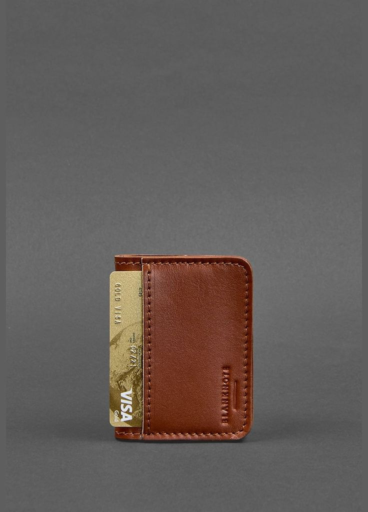 Шкіряна обкладинка для ID-паспорта і водійських прав 4.0 світло-коричнева (A-027379) BlankNote (328444950)