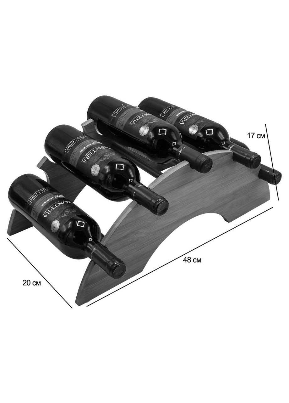 Настільна винна полиця Енслі 5 сієна (ВПС-500905) No Brand (327846169)