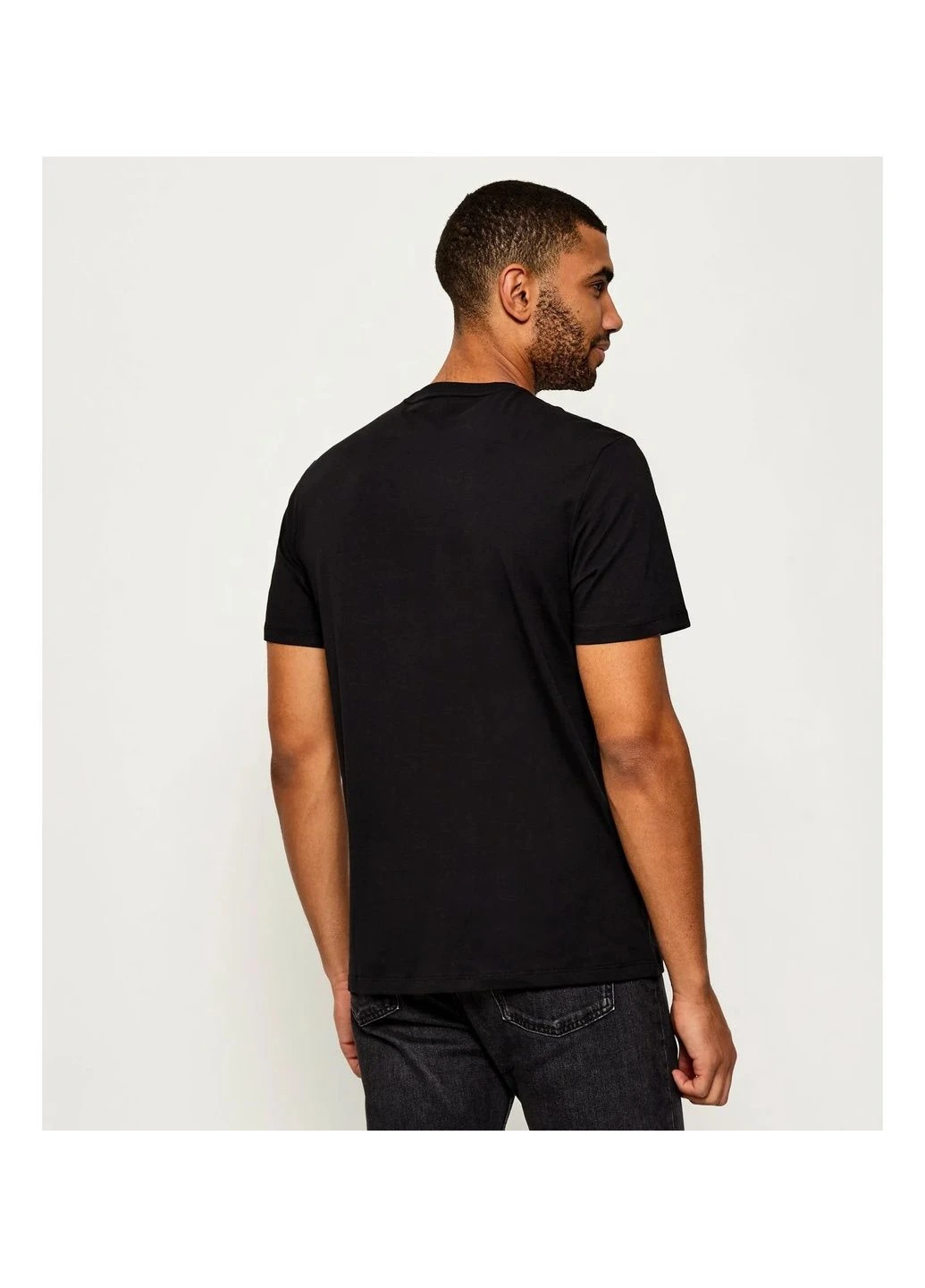 Черная мужская футболка jeans black lv04rd816g Calvin Klein