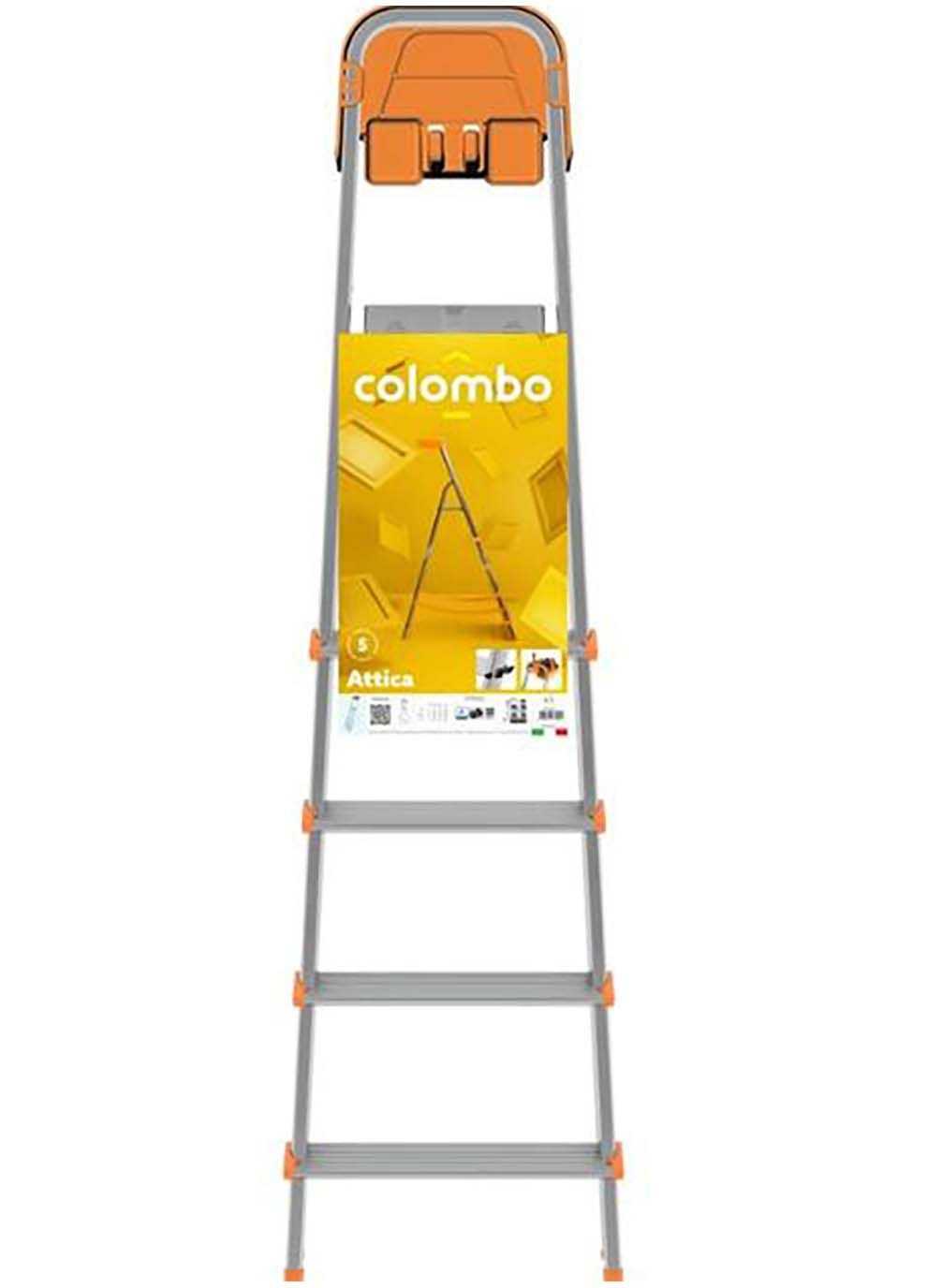 Драбина Attica 5 щаблі Помаранчевий Colombo (367188116)