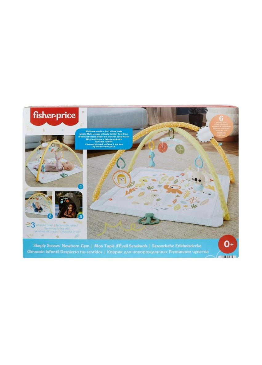 Ігровий килимок-центр "Перші дотики дитини" Fisher-Price, розвивальний, м’який (HRB15) Fisher Price (353221164)