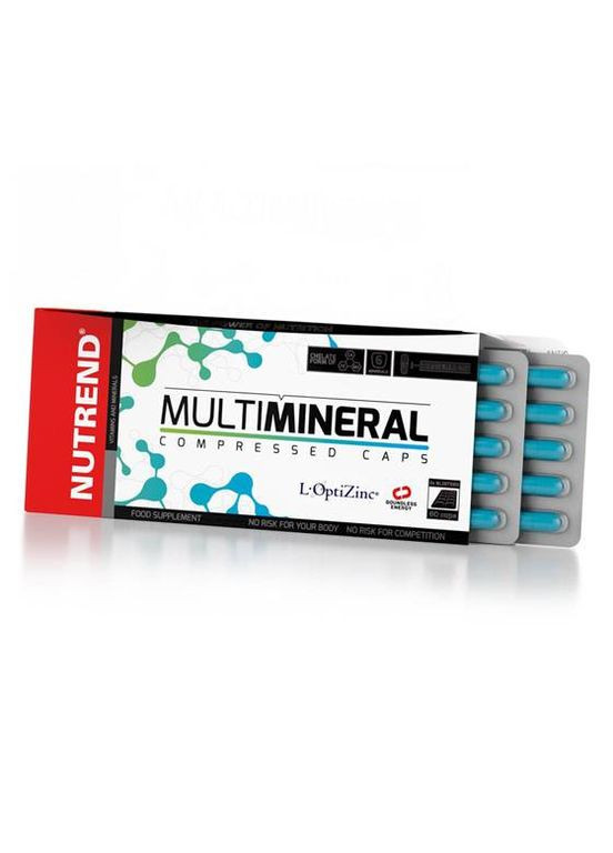 Мультимінерали, Multimineral Compressed, 60капс 36119008, (36119008) Nutrend (293257203)