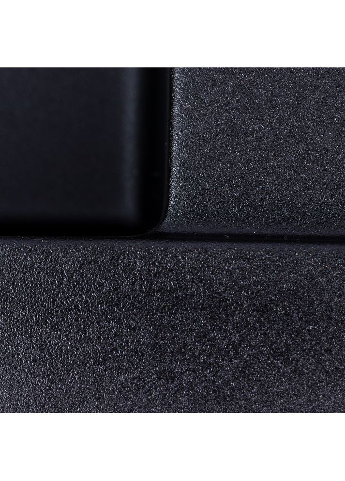 Гранітна мийка для кухні SOLID 7843 матова Чорний Valeso (358059530)