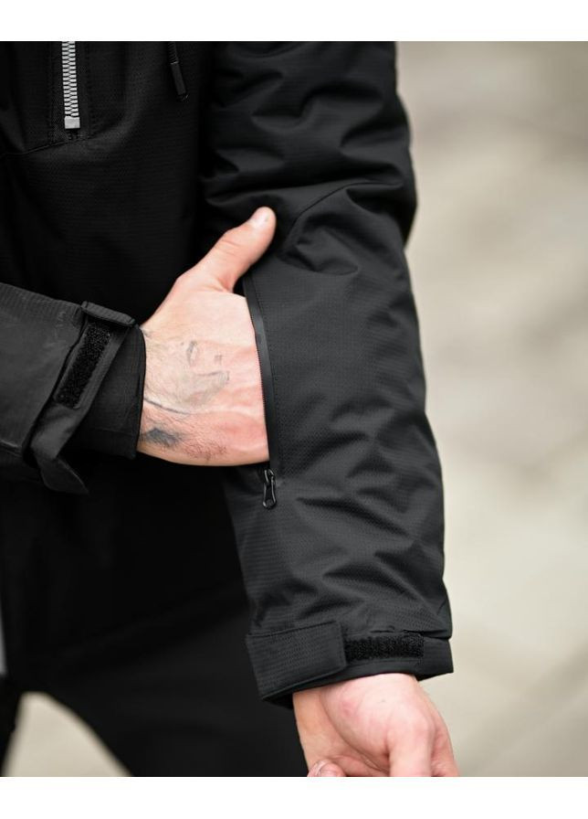 Чорна зимня зимняя курточка ruissiqi blac No Brand