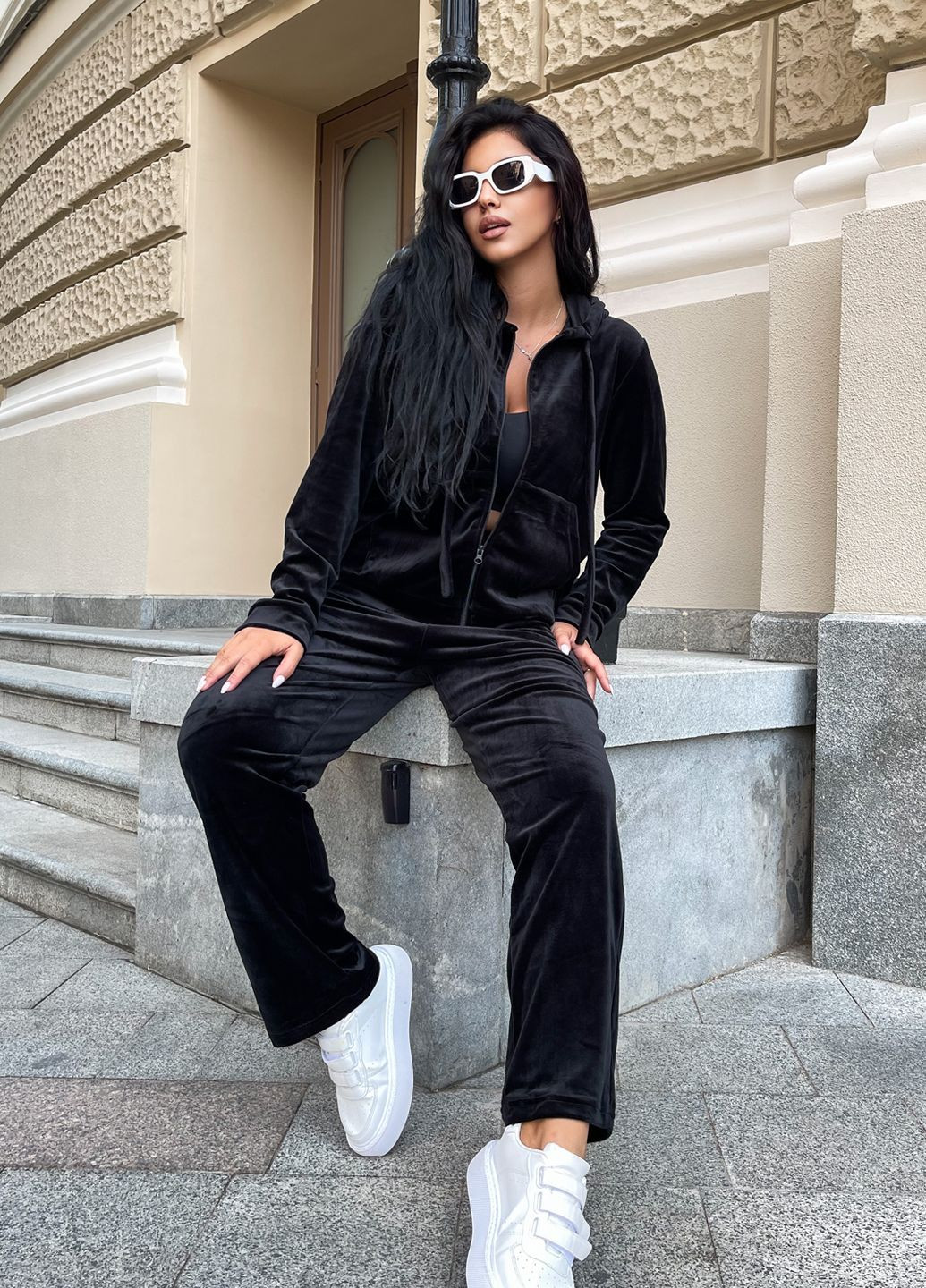 Велюровый спортивный костюм на молнии Modena (322721965)