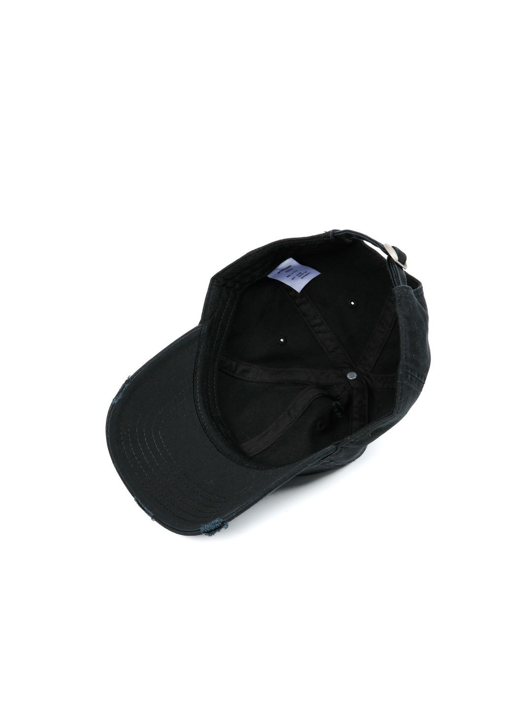 Бейсболка с регулятором женская коттон черная АЛИО LuckyLOOK 766-914 (326805044)