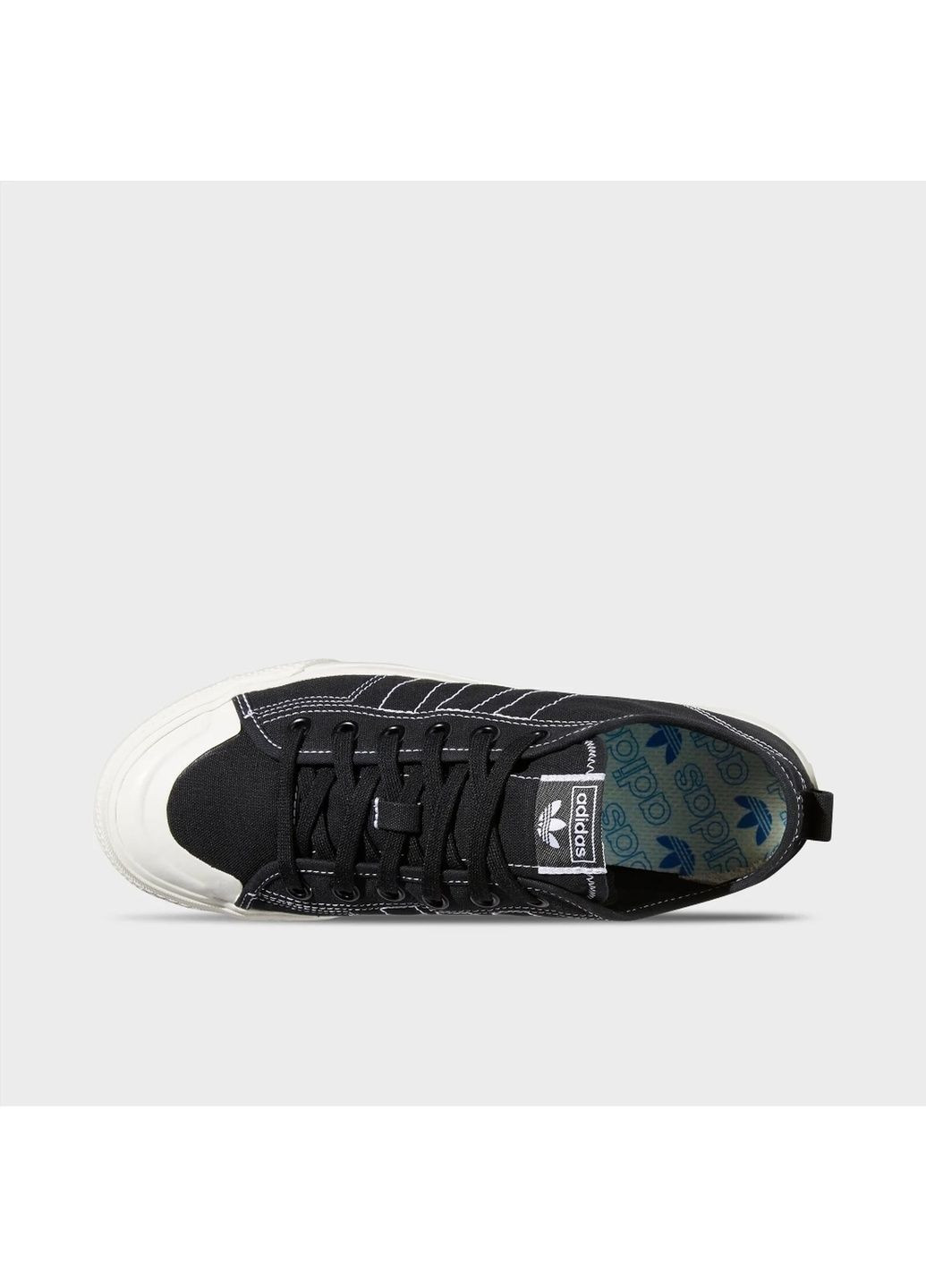 Черные всесезонные кроссовки унисекс originals nizza casual shoes black ee5599 adidas