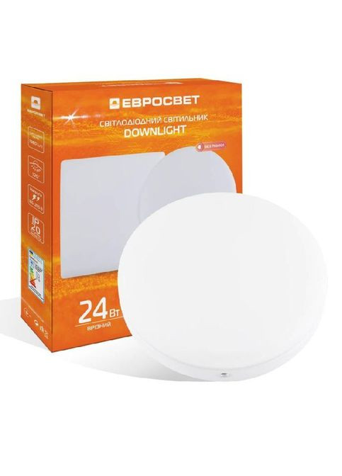 Світильник точковий Євросвітло LED-SR-170-24 6400К без рамки (354228942)