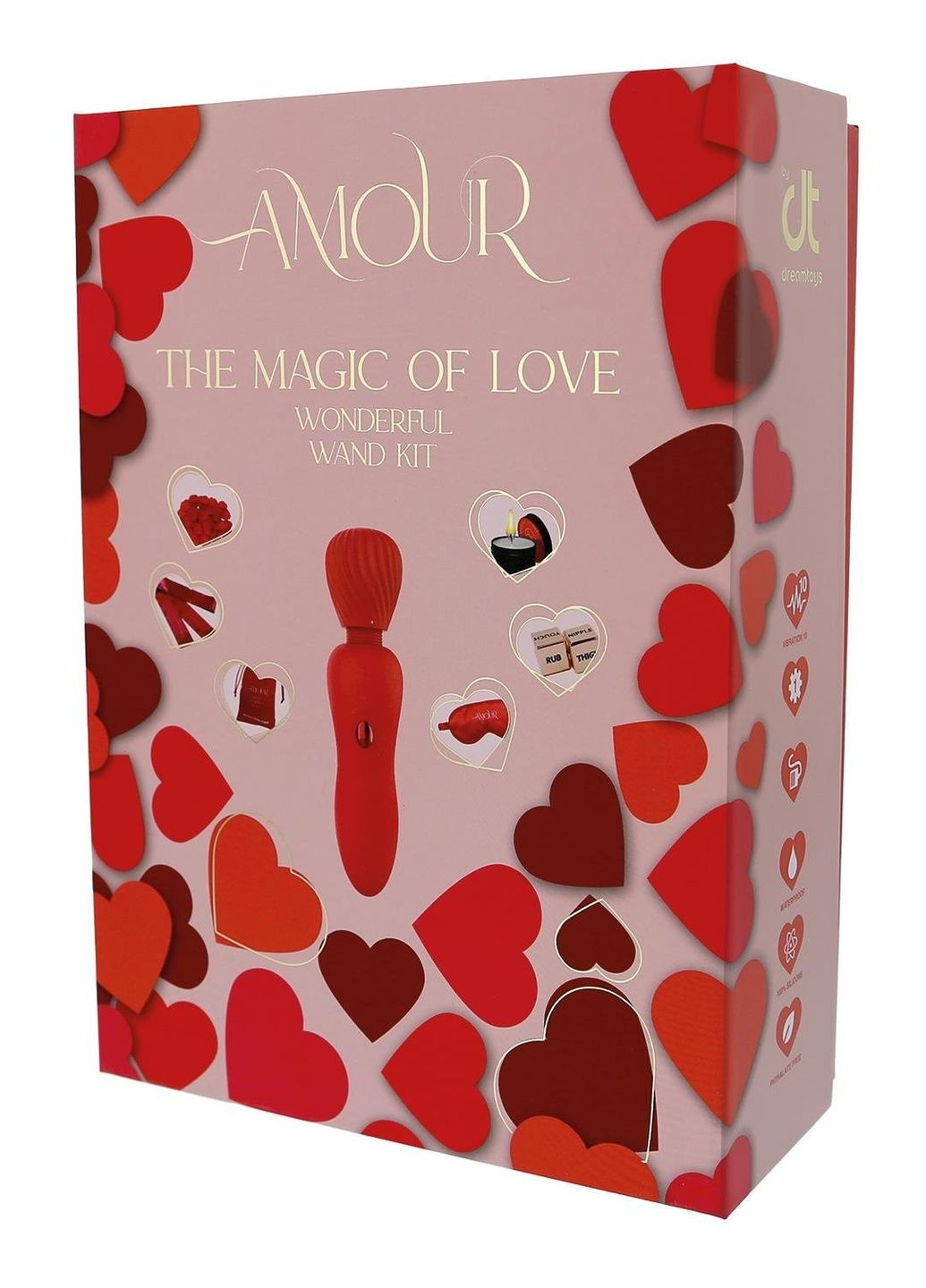Подарочный набор секс-девайсов,, Магия любви,, AMOUR THE MAGIC OF LOVE красный Dream Toys (331169562)