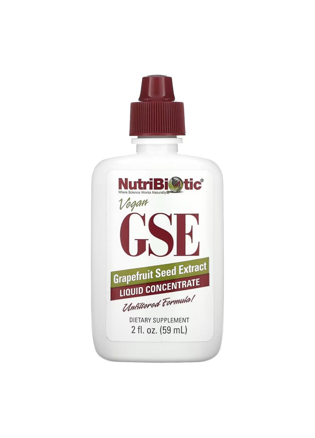 Экстракт Семян Грейпфрута GSE Liquid Concentrate - 59 мл NutriBiotic (291449938)