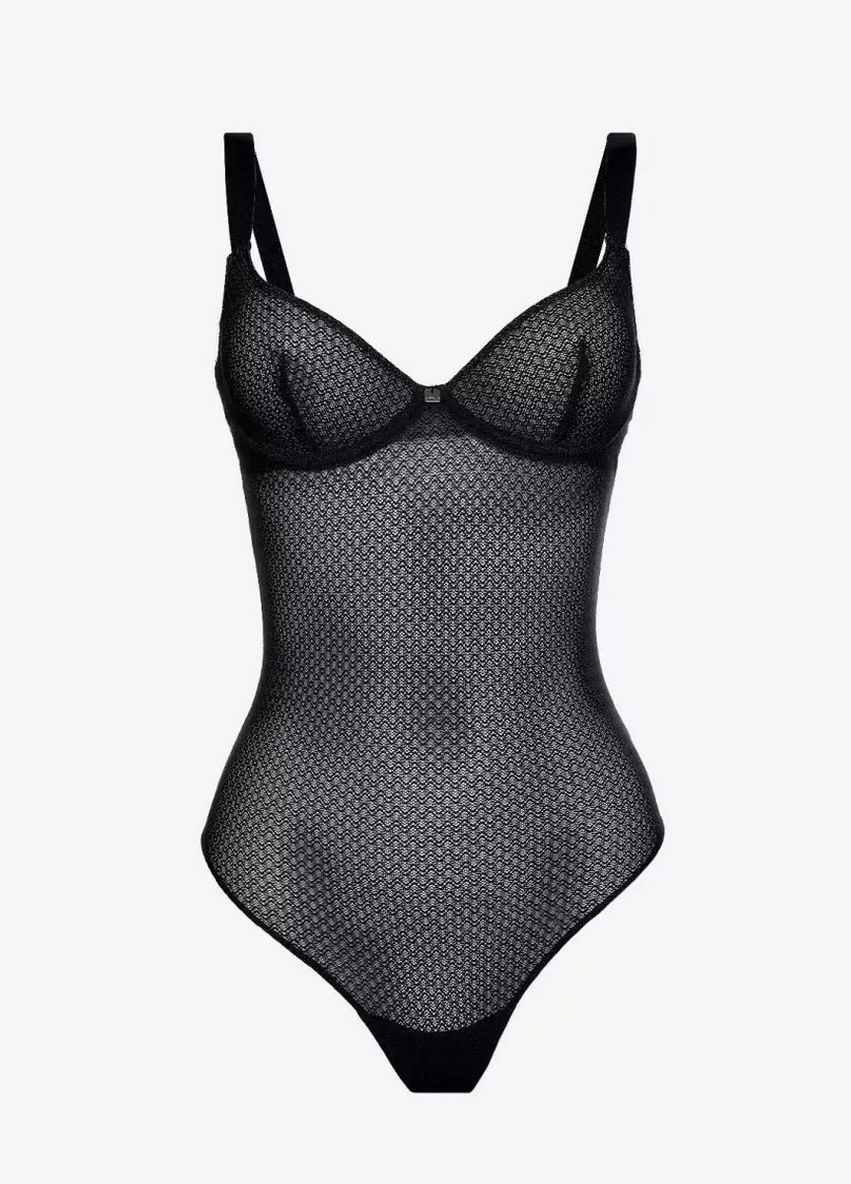 Боди из сетки Ajour Крафин БД6 black (314946573)