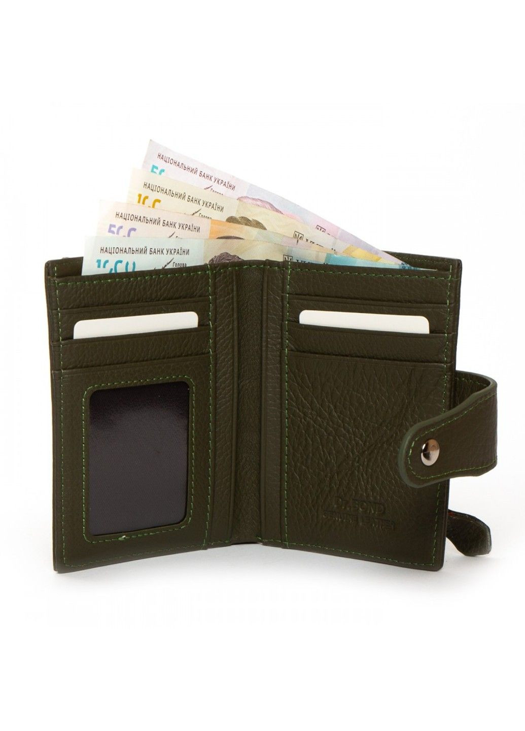Шкіряний жіночий гаманець Classik WN-23-15 green Dr. Bond (282557201)
