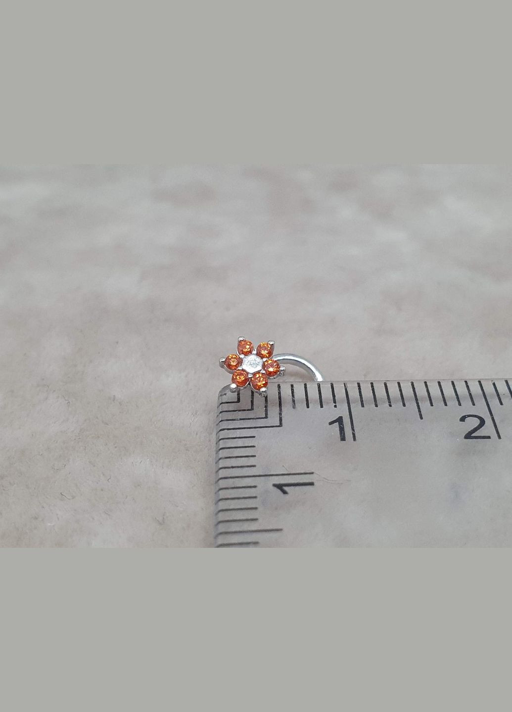 Серебряные серьги с фианитами. 8182434Р ОРАНЖ Астор (315140974)