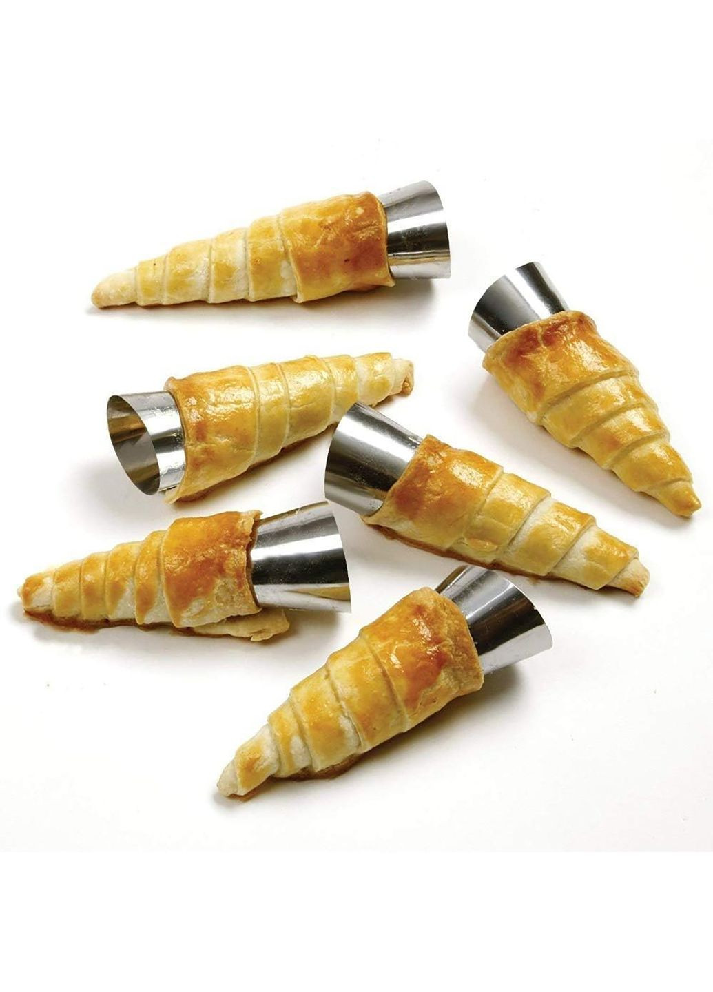 Кондитерські конуси для випічки трубочок «Каннолі» 100 мм (20 штук) Master Class (304266851)