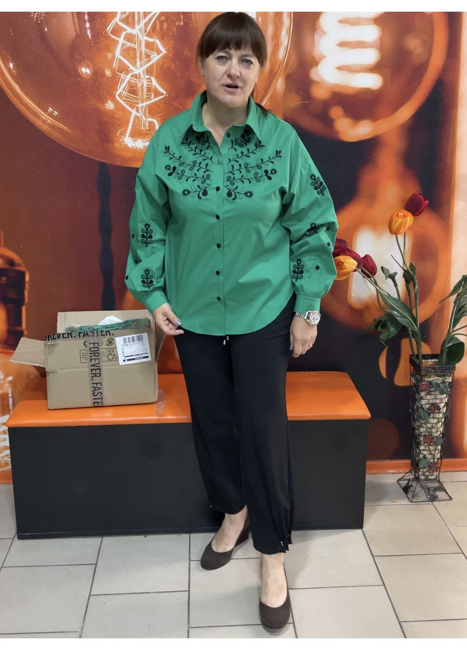 Зеленая рубашка Rica Mare